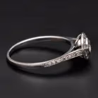 18ct White Gold Diamond Cluster Ring