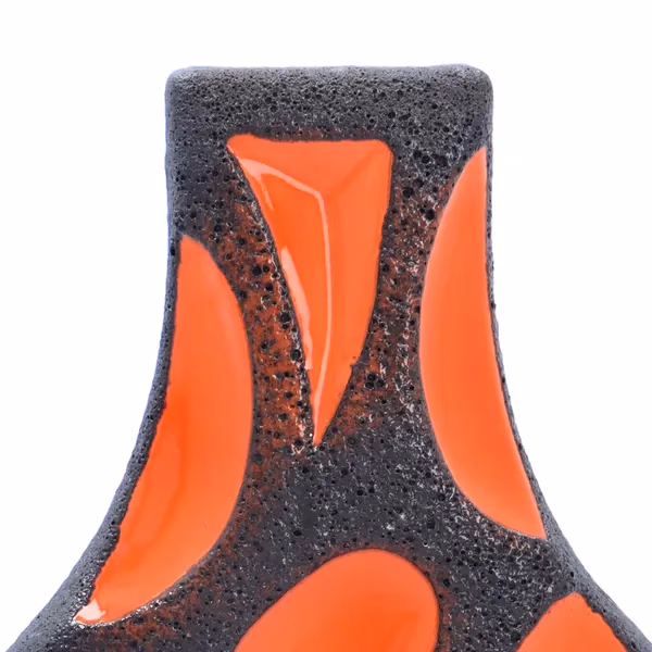 1970's Orange Roth Guitar Vase