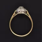 18ct Yellow Gold Diamond Cluster Ring