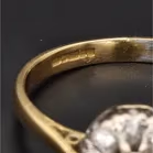 18ct Yellow Gold Diamond Cluster Ring