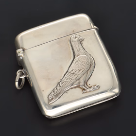 George V Silver Vesta Case