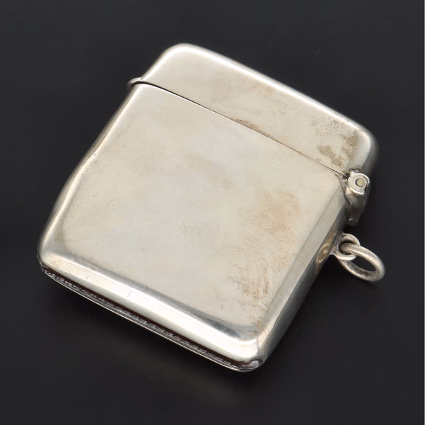 George V Silver Vesta Case