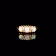 360° view of The Antique Victorian 1898 3 Opal And Diamond Ring