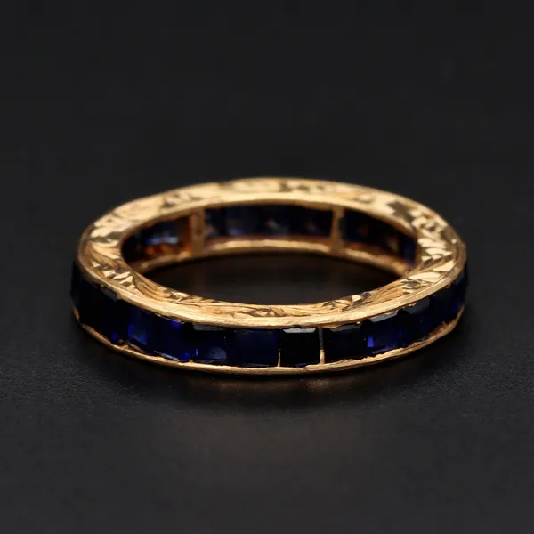 18ct Yellow Gold Sapphire Ring