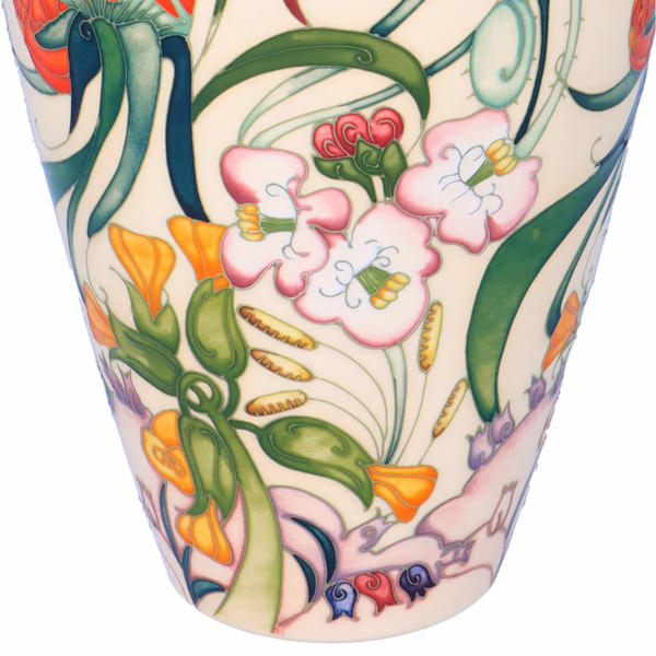 Moorcroft 'Family Through Flowers' Limited Edition Vase