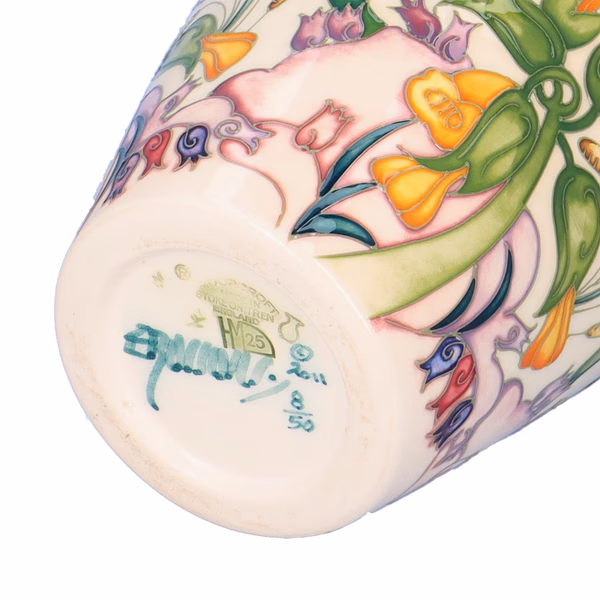 Moorcroft 'Family Through Flowers' Limited Edition Vase