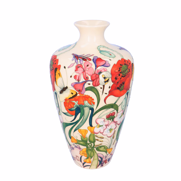 Moorcroft 'Family Through Flowers' Limited Edition Vase