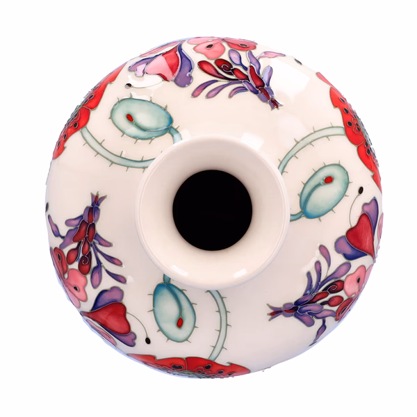 Moorcroft 'Family Through Flowers' Limited Edition Vase