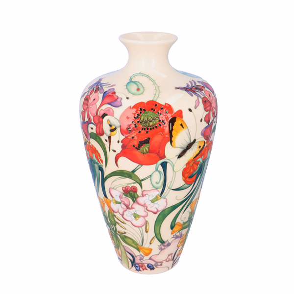 Moorcroft 'Family Through Flowers' Limited Edition Vase