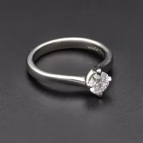 Platinum Solitaire Diamond Ring