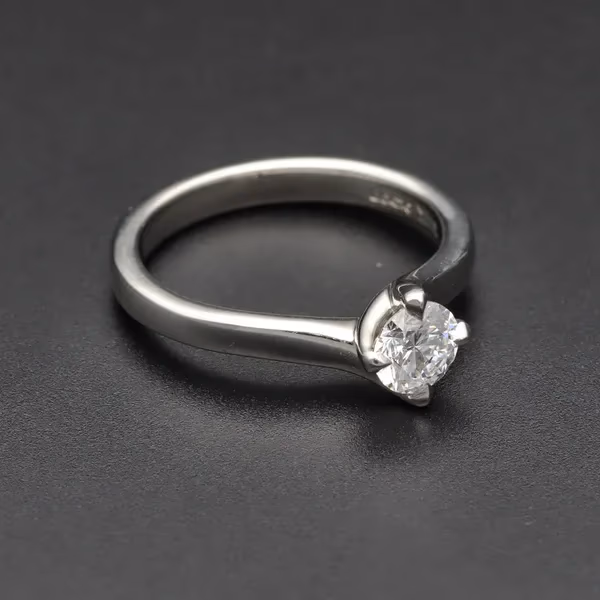 Platinum Solitaire Diamond Ring