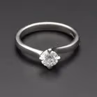 Platinum Solitaire Diamond Ring
