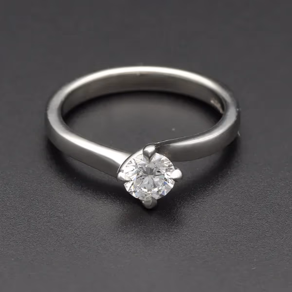 Platinum Solitaire Diamond Ring