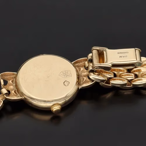 Vintage 9ct Gold Accurist Ladies Watch Watches Hemswell Antique Centres