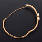 15ct Yellow Gold Horseshoe Bracelet