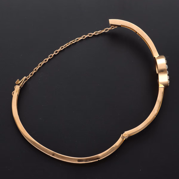 15ct Yellow Gold Horseshoe Bracelet