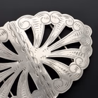 Danish 830 Silver Deco Nurses Belt Buckle by Bernhard Hertz