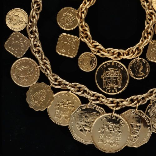 The Franklin Mint ‘The Golden Caribbean’ Necklace and Bracelet image-3