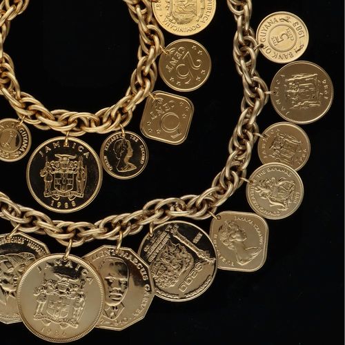 The Franklin Mint ‘The Golden Caribbean’ Necklace and Bracelet image-2