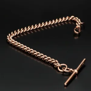 9ct Rose Gold Curb Bracelet