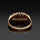 9ct Yellow Gold Ruby and Diamond Ring