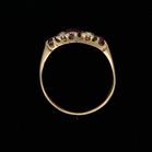 9ct Yellow Gold Ruby and Diamond Ring