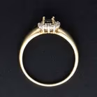 Gold Sapphire Diamond Ring
