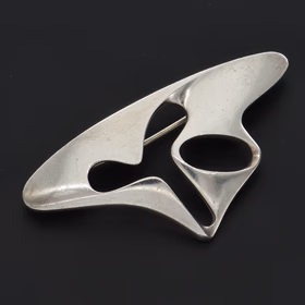 Georg Jensen Silver Brooch
