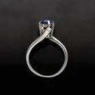 18ct Gold Diamond and Cabochon Sapphire Ring