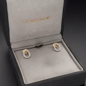 Faberge Colours of Love - Sasha 18k gold & Diamond Earrings