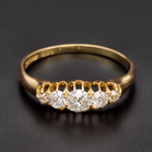18ct Gold Five Stone Diamond Ring