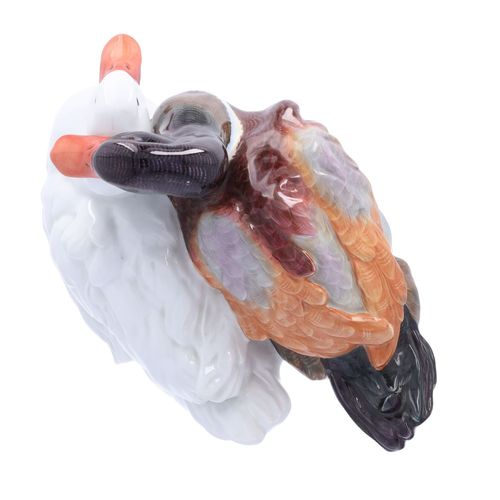 Hungarian Herend Porcelain Duck Group image-2