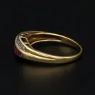 14ct Gold Ruby Diamond Ring