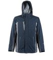 0800104 Parka 3 en 1 Secuoya Hombre ML Azul - 360° presentation