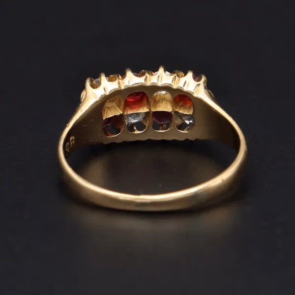 Edwardian Ruby & Diamond Ring