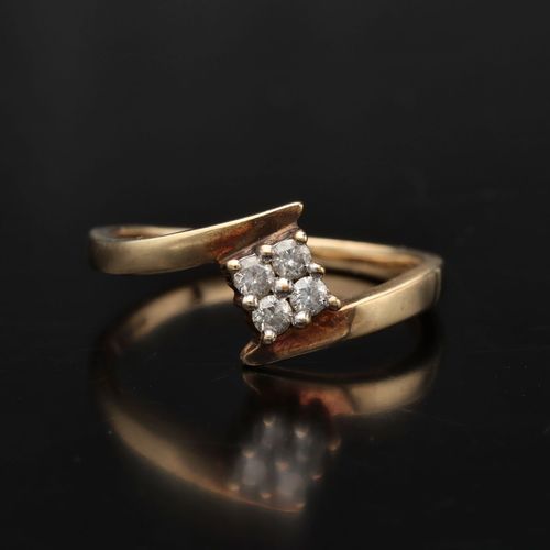Gold Diamond Ring. Birmingham 2006 image-2