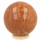 Roze maansteen bol 57mm - 360° presentation