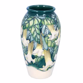 Moorcroft Angel Trumpets Collection Cub Vase