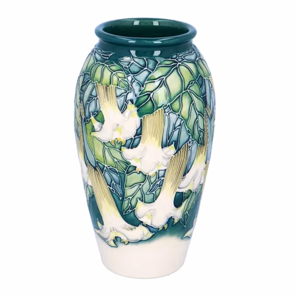 Moorcroft Angel Trumpets Collection Cub Vase