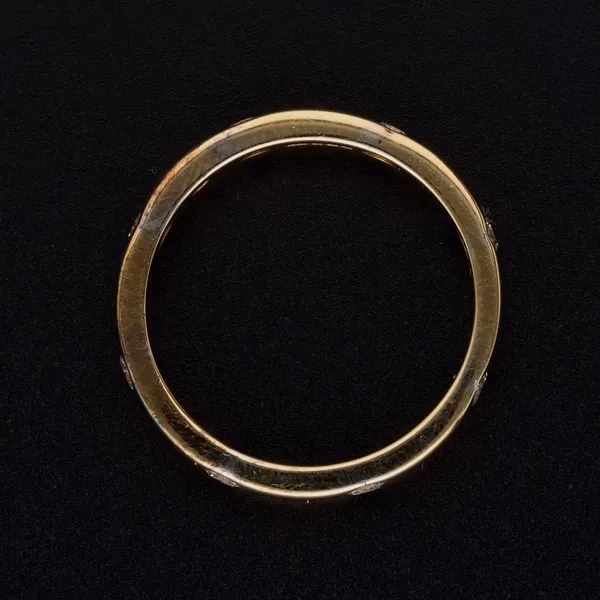 18ct Yellow Gold Diamond Band Ring