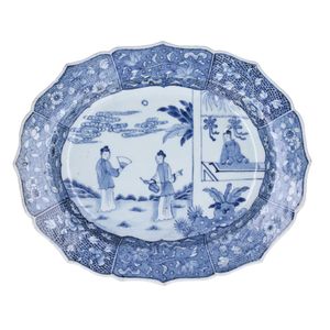 18th Century Chinese Romance of the Western Chamber Platter