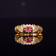 360° view of The Antique Edwardian 1910 Ruby and Diamond Ring