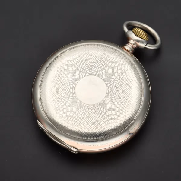 Antique Zenith Gents Silver 800 Open-Faced Pocket Watch