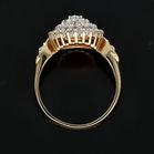 9ct Gold Diamond Cluster Ring