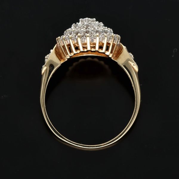 9ct Gold Diamond Cluster Ring