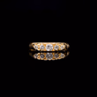 360° view of The Vintage Five Diamond Scrollwork Ring