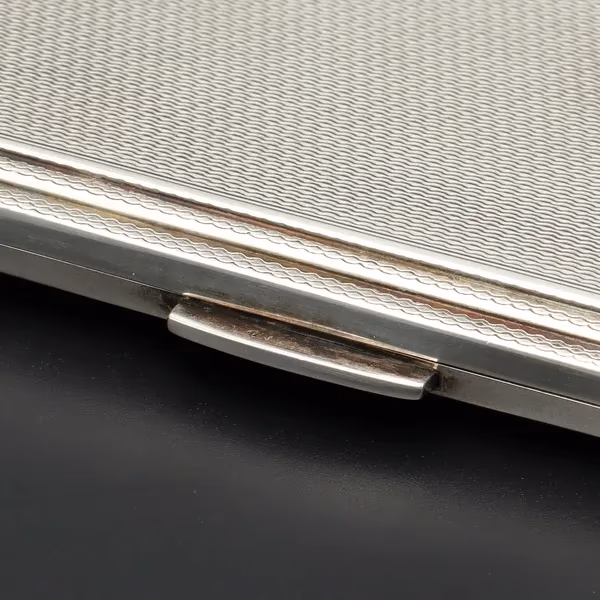 Solid Silver Cigarette Case
