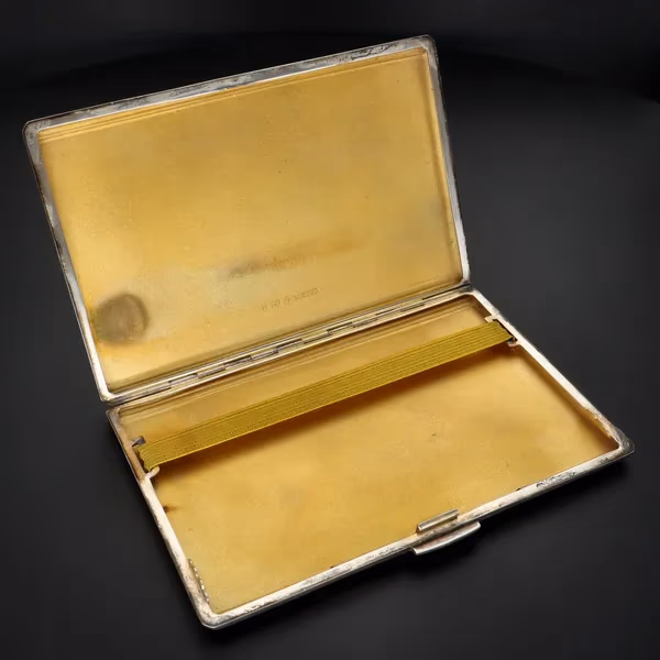 Solid Silver Cigarette Case