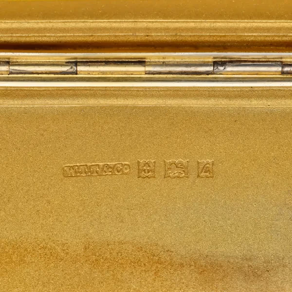Solid Silver Cigarette Case
