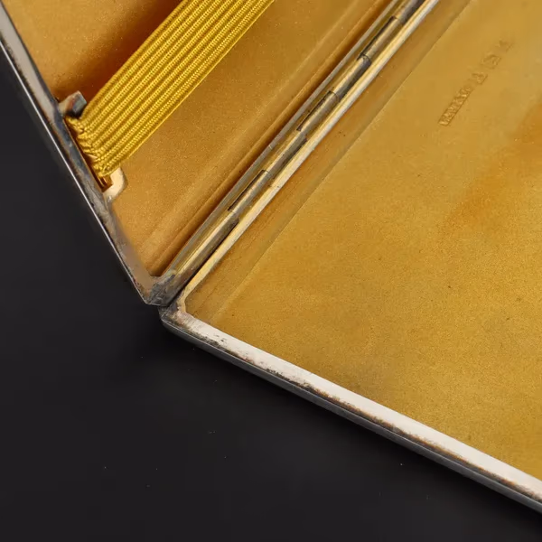 Solid Silver Cigarette Case